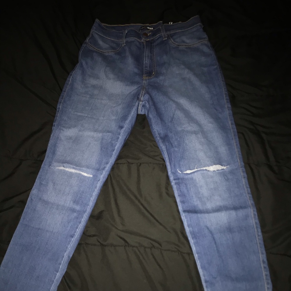 Fashion nova canvas jeans